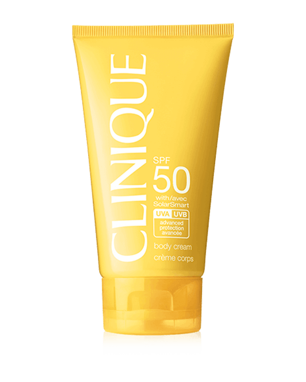 Broad Spectrum SPF 50 Sunscreen Body Cream, High-level UVA/UVB defense with SolarSmart protection and repair. Oil-free.