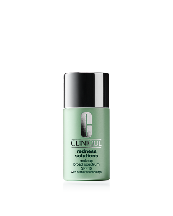Redness Solutions Makeup Broad Spectrum SPF 15 With Probiotic Technology, Soothing foundation helps neutralize and cover redness. Gives redness-prone skin a perfected look.