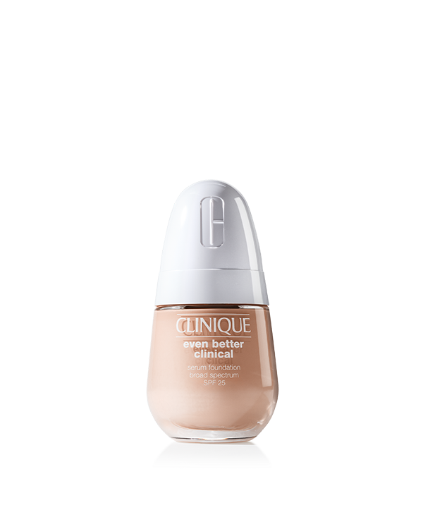 Even Better Clinical™ Serum Foundation Broad Spectrum SPF 25, 24H full-coverage foundation instantly perfects with a matte finish, plus visibly improves skin with 3 serum technology.